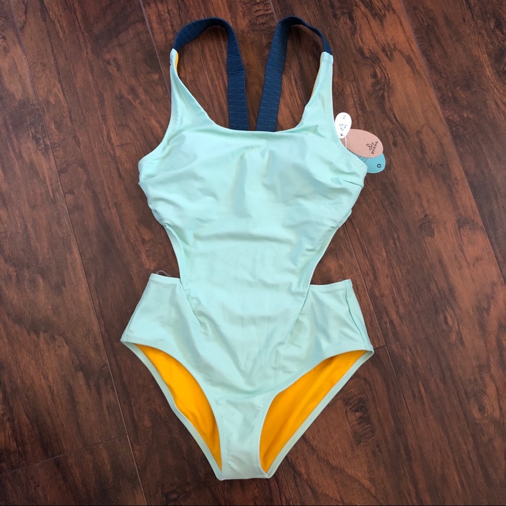 Prana Neolani One Piece Swimsuit Bright Meadow